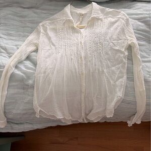 Free People White Blouse